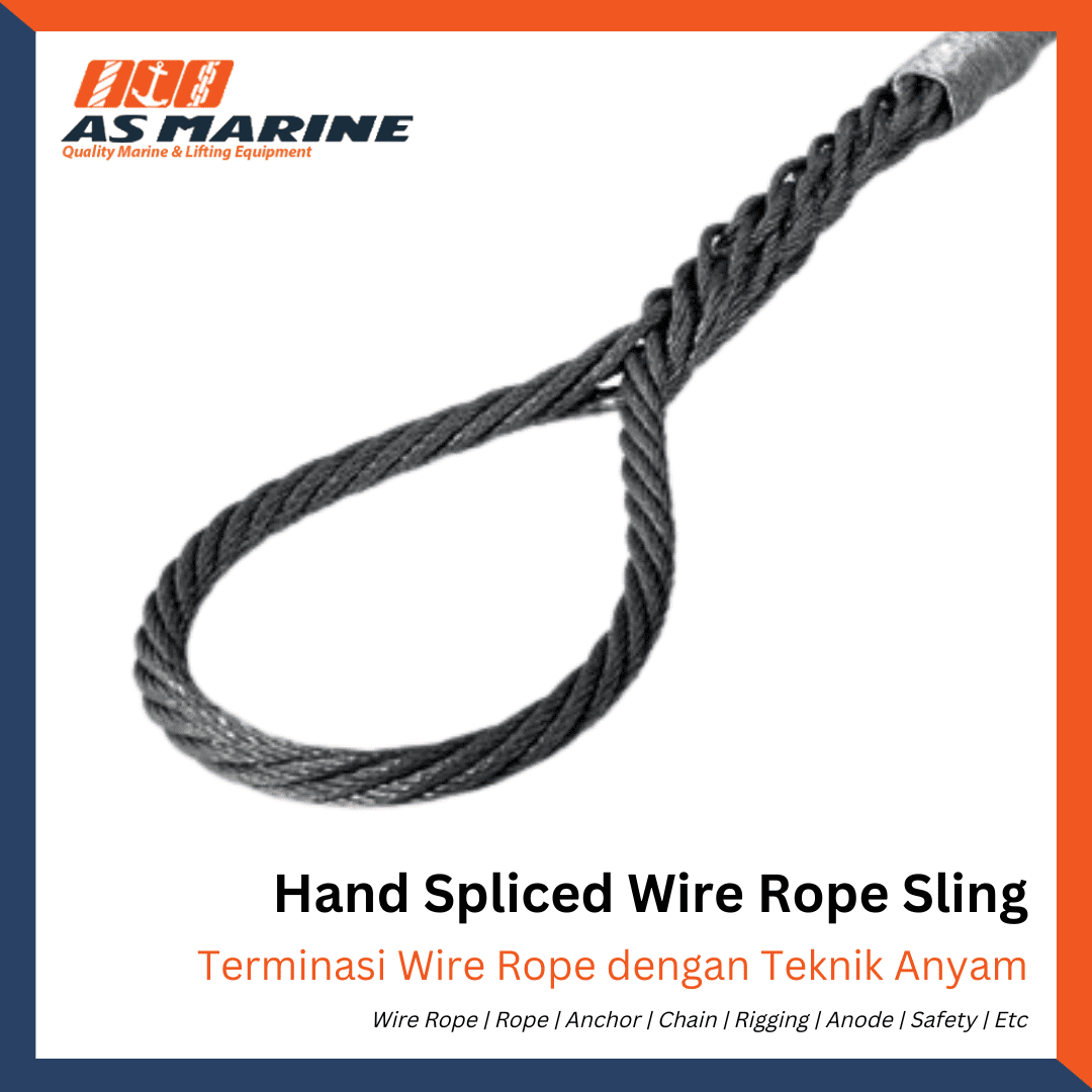 Jual Hand Spliced Wire Rope Sling / Talurit dengan Metode Anyam